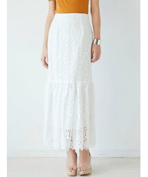 LAGUNAMOON | リーフレースマーメイドスカート(スカート)