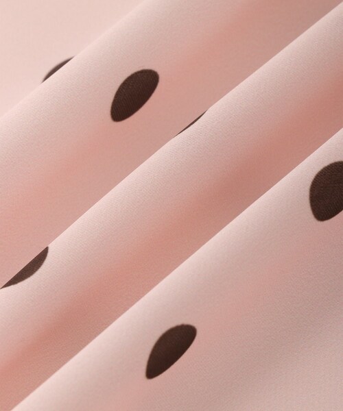 ROPE' PICNIC（ロペピクニック）の「ドット柄スカーフ（バンダナ/スカーフ・レディース・キナリ/ネイビー/ピンク・F）」の15枚目の写真