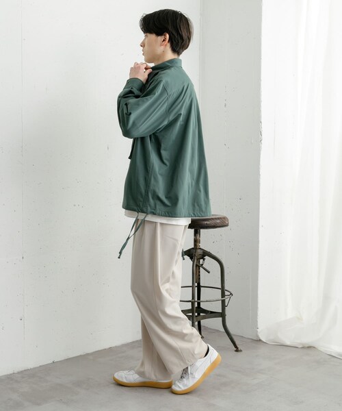 SENSE OF PLACE by URBAN RESEARCH(センスオブプレイスバイアーバンリサーチ)の「ドットメッシュダブルポケットロングスリーブシャツ(シャツ/ブラウス・メンズ・L.PINK/CHARCOAL/GREEN・M/L)」の22枚目の写真