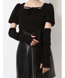 EATME | アームウォーマー付パフスリーブTOP(Tシャツ/カットソー)