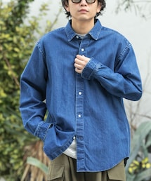 FORK&SPOON | FORK&SPOON　ペーパーデニムシャツ(シャツ/ブラウス)