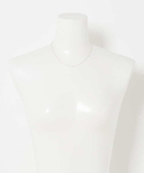かぐれ（カグレ）の「Toile　Pearl Random Chain Necklace（ネックレス・レディース・K10YE・-）」の4枚目の写真
