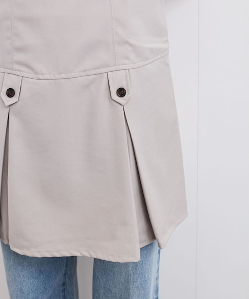 VIS（ビス）の「キャミソールミニワンピース（ワンピース・レディース・ライトグレー/カーキ・M/S）」の21枚目の写真