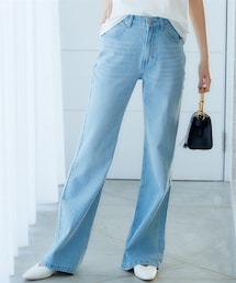 nissen | 大きいサイズ　セミフレアデニムパンツ　miclat(デニムパンツ)