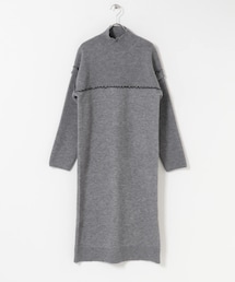 ITEMS URBANRESEARCH | ハイネックステッチニットワンピース(ワンピース)