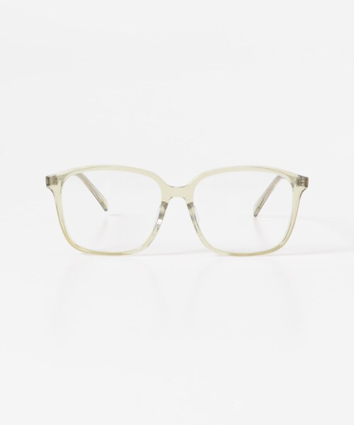 URBAN RESEARCH（アーバンリサーチ）の「『別注』KANEKO OPTICAL×URBAN RESEARCH　スクエアクリアUVレンズ（メガネ・レディース・クリアオリーブ/クリアブラウン・-）」の17枚目の写真