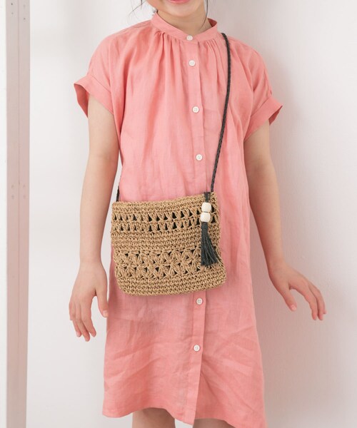 URBAN RESEARCH DOORS（アーバンリサーチドアーズ）の「ペーパー編みポシェット(KIDS)（その他・キッズ・BEIGE・one）」の6枚目の写真