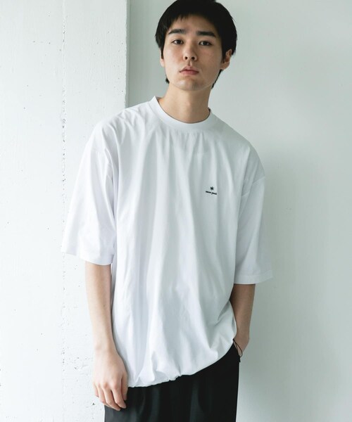 URBAN RESEARCH DOORS(アーバンリサーチドアーズ)の「『別注』Snow Peak Apparel×DOORS WA/AC DRAWSTRING T-SHIRTS(Tシャツ/カットソー・メンズ・WHITE/CHARCOAL/BROWN/FOLIAGE・M/L/XL)」の7枚目の写真