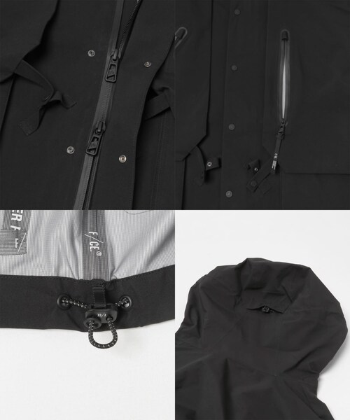 THE GOODLAND MARKET（ザグッドランドマーケット）の「F/CE.　ALL-WEATHER SHELL（マウンテンパーカー・メンズ・Black/Gray・M）」の13枚目の写真