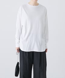 コットンクルーネックカットソー