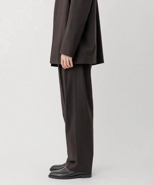 ADAM ET ROPE'（アダムエロペ）の「DELEGANT ルームスラックス（スラックス・メンズ・ブラック/ダークブラウン/カーキ・L/M/S）」の12枚目の写真