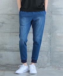 nissen | デニム調カットソージョガーパンツ【大きいサイズ有】(パンツ)