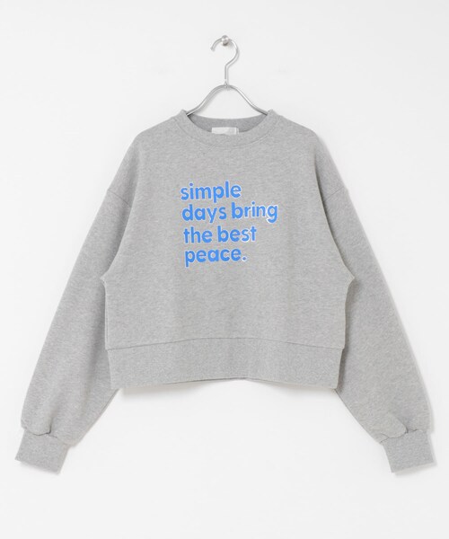 SENSE OF PLACE by URBAN RESEARCH(センスオブプレイスバイアーバンリサーチ)の「グラフィックルーズスウェット(スウェット・レディース・L.GRAY/OATMEAL/NAVY/PINK・One)」の17枚目の写真