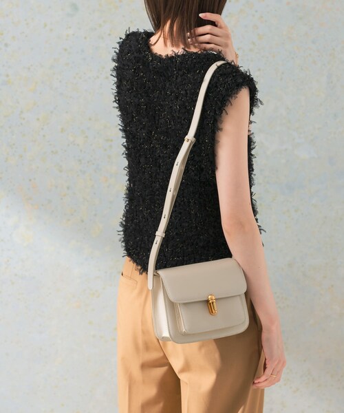 URBAN RESEARCH ROSSO（アーバンリサーチロッソ）の「LUMEN　CLEF BAG（ショルダーバッグ・レディース・cremabeige/softblack・FREE）」の14枚目の写真
