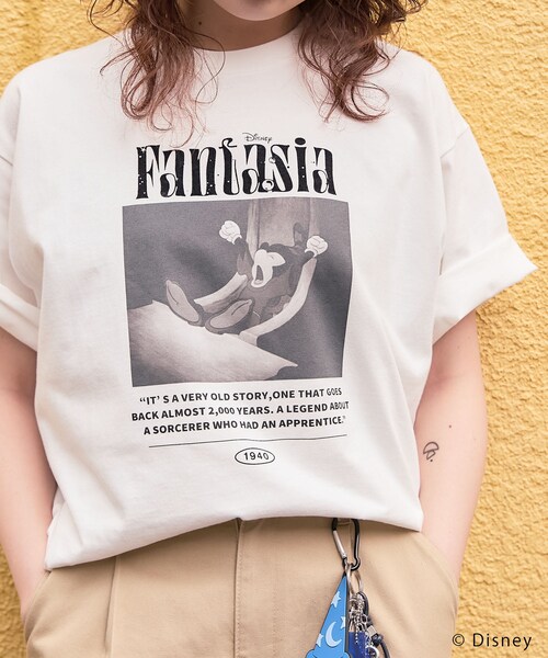 URBAN RESEARCH(アーバンリサーチ)の「別注/Disney/プリントT-SHIRTS(Tシャツ/カットソー・レディース・OFF-1/OFF-2/OFF-3・M/L)」の6枚目の写真