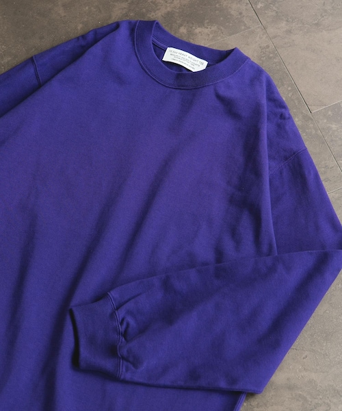 URBAN RESEARCH DOORS(アーバンリサーチドアーズ)の「10.5オンス ヘビーウェイトロングスリーブTシャツ(Tシャツ/カットソー・メンズ・WHITE/ASH GRAY/INK BLACK/PURPLE・M/L)」の4枚目の写真