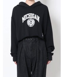 RUSSELL | カットオフショートフーディ(パーカー)