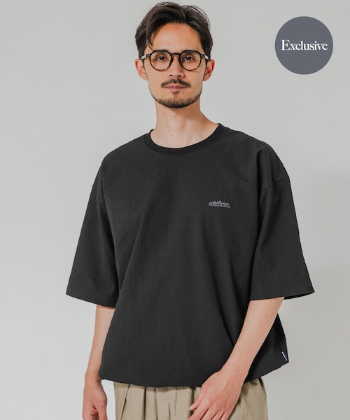 URBAN RESEARCH(アーバンリサーチ)の「『吸水速乾/UVカット』『別注』THOUSAND MILE×URBAN RESEARCH WASHER CODE T-SHIRTS(Tシャツ/カットソー・メンズ・BLACK/CHARCOAL/NAVY ST・S/M/L)」の1枚目の写真