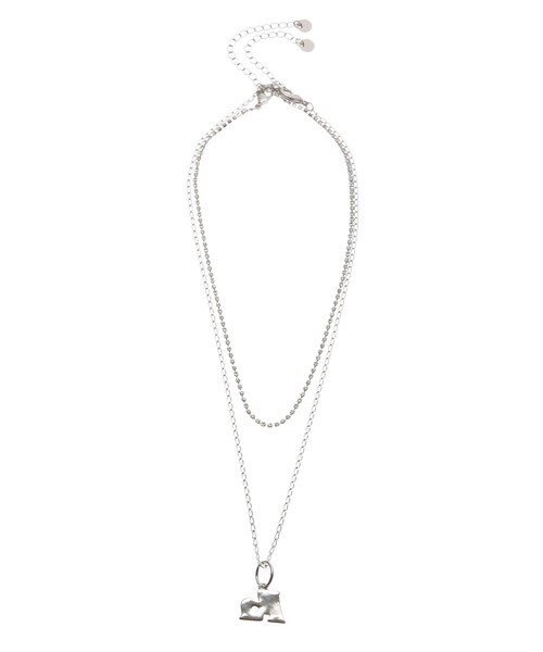 MURUA（ムルーア）の「オリジナルモチーフビジューネックレス（ネックレス・レディース・シルバー・F）」の3枚目の写真