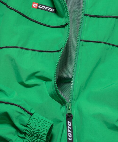 URBAN RESEARCH（アーバンリサーチ）の「LOTTO　LINE NYLON BLOUSON（ブルゾン・メンズ・BLACK/GREEN/GRAY・M/L/XL/XXL）」の22枚目の写真