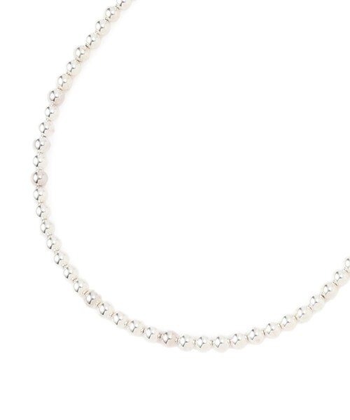 ADAM ET ROPE'（アダムエロペ）の「【J'aDoRe・店舗限定】【ERICKA NICOLAS BEGAY】ナバホパールネックレス5mm/45cm（ネックレス・レディース・シルバー・F）」の10枚目の写真