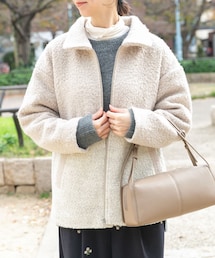 ITEMS URBANRESEARCH | ボア切替ジャケット(テーラードジャケット)