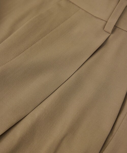 ROPE'（ロペ）の「ワンタックストレートワイドパンツ【REGGIANI（レッジアーニ）】（その他パンツ・レディース・ブラック/ベージュ・36/38/40）」の22枚目の写真