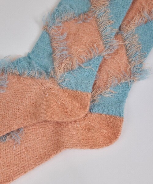 ADAM ET ROPE'(アダムエロペ)の「【CONLEAD(コンリード)】Fancy / アーガイルソックス(ソックス/靴下・レディース・パープル系/レッド系/ピンク系/イエロー系・F)」の20枚目の写真