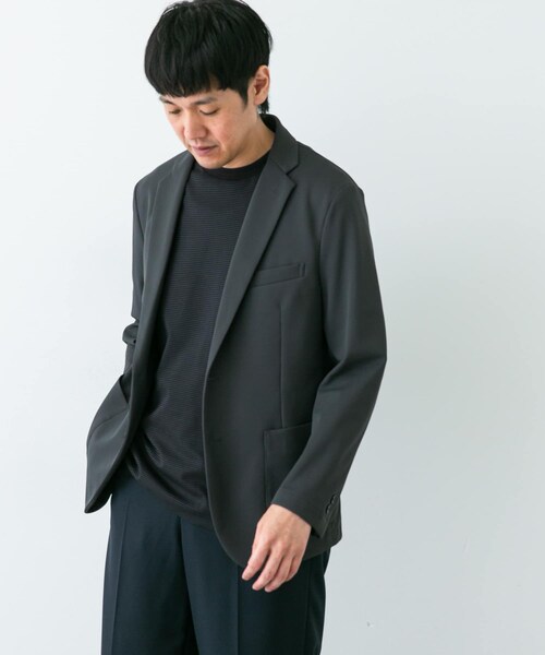 URBAN RESEARCH DOORS(アーバンリサーチドアーズ)の「『イージーケア』LIFE STYLE TAILOR サーフニットジャケット(テーラードジャケット・メンズ・NAVY/GRAY・S/M/L/XL)」の8枚目の写真