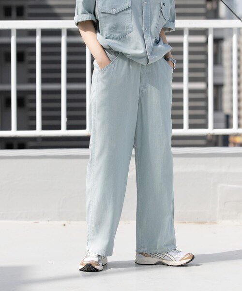 EKAL（エカル）の「『別注』Wrangler×EKAL　ライトデニムリラックスバギーパンツ（デニムパンツ・レディース・USED/O.W・one）」の5枚目の写真