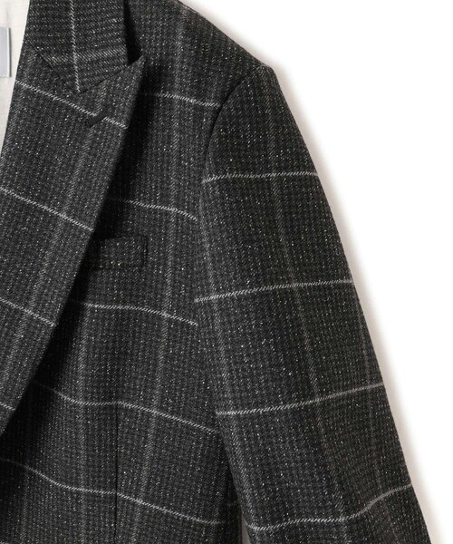ADAM ET ROPE'(アダムエロペ)の「ダブルブレストチェックジャケット(テーラードジャケット・レディース・ブラック系/ブラウン・36/38)」の21枚目の写真