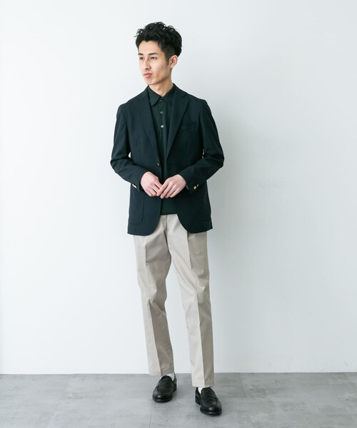 URBAN RESEARCH DOORS(アーバンリサーチドアーズ)の「『イージーケア』LIFE STYLE TAILOR ストレッチオックスメタルボタンブレザー(その他アウター・メンズ・NAVY・44/46/48/50)」の18枚目の写真