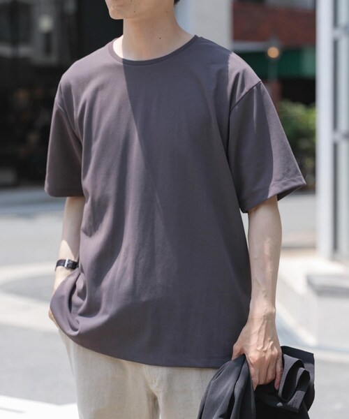 ITEMS URBANRESEARCH（アイテムズ アーバンリサーチ）の「『UVカット』汗染み防止×吸水速乾Tシャツ（Tシャツ/カットソー・メンズ・WHT/OLV/CHA・M/L）」の15枚目の写真