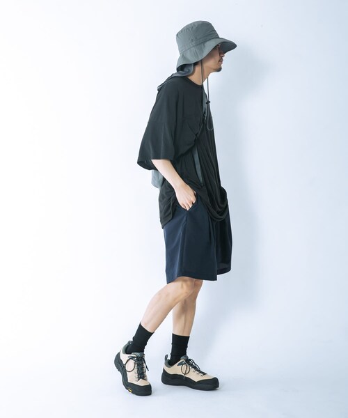 EKAL(エカル)の「『別注』NANGA×EKAL CAVET-SHIRTS(Tシャツ/カットソー・メンズ・グレー杢/ブラック・M/L)」の10枚目の写真