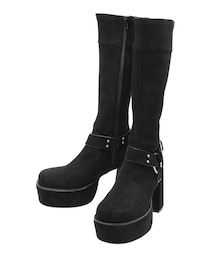 EVRIS | スタッズストレッチミドルブーツ(ブーツ)