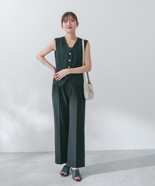 URBAN RESEARCH ROSSO（アーバンリサーチロッソ）の「ネップツイードコンパクトジレ（ベスト・レディース・NAVY/IVORY・FREE）」の19枚目の写真