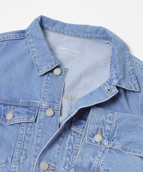 URBAN RESEARCH Sonny Label（アーバンリサーチサニーレーベル）の「オーセンティックデニムショートジャケット（デニムジャケット・レディース・インディゴ/ライトインディゴ・Free）」の12枚目の写真