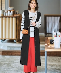 nissen | 3WAYスウェード調ジャンパースカート(ジャンパースカート)