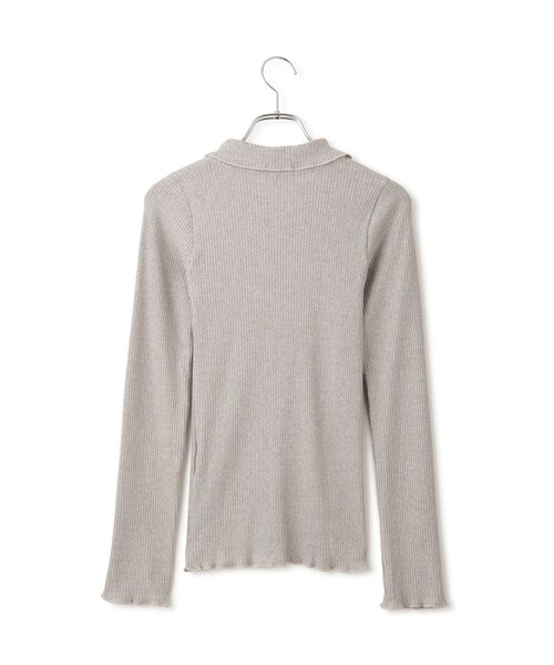 ADAM ET ROPE'(アダムエロペ)の「【Baserange(ベースレンジ)】DUAL LONG SLEEVE TEE(ニット/セーター・レディース・ライトグレー・S)」の9枚目の写真