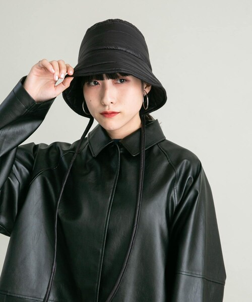 KBF（ケイビーエフ）の「バックドロストバケットHAT（ハット・レディース・IVORY/KHAKI/BLACK・one）」の16枚目の写真