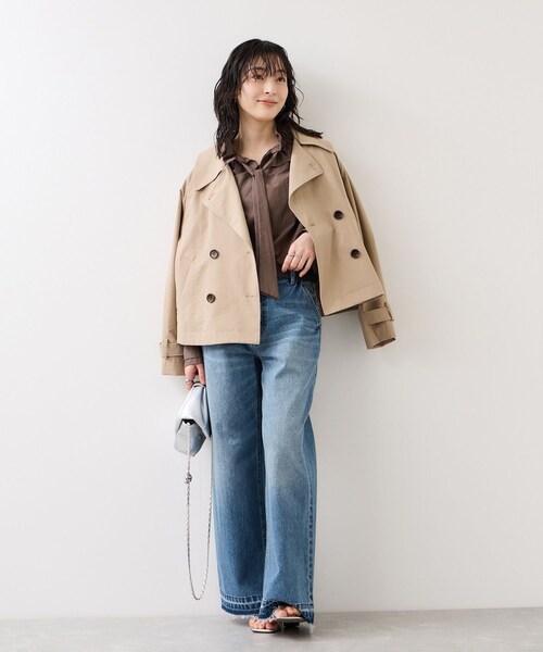 VIS(ビス)の「バギーワイドデニムパンツ(デニムパンツ・レディース・ブラック系/ブルー系・M/S/SS)」の14枚目の写真