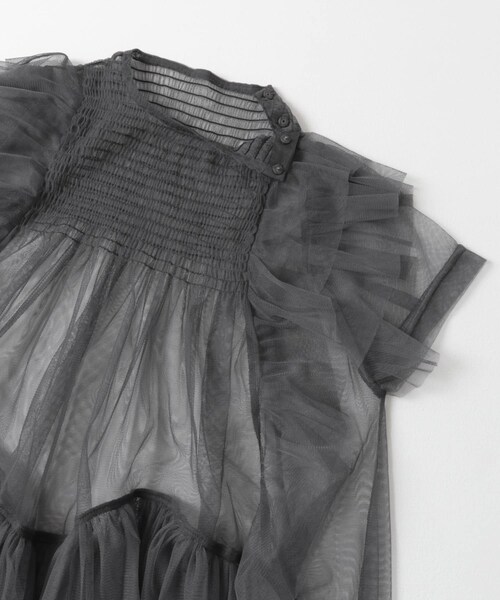 THE GOODLAND MARKET（ザグッドランドマーケット）の「old honey　81℃ dress（ワンピース・レディース・charcoal/white・one）」の20枚目の写真