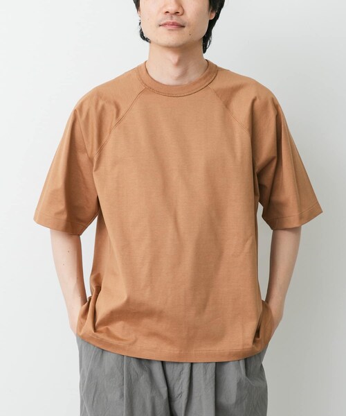 URBAN RESEARCH DOORS(アーバンリサーチドアーズ)の「STILL BY HAND ハーフスリーブカットソー(Tシャツ/カットソー・メンズ・BLACK/PALE GREY/NAVY/D.ORANGE・46/48)」の4枚目の写真