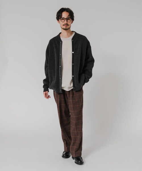URBAN RESEARCH（アーバンリサーチ）の「モールニットカーディガン（カーディガン/ボレロ・メンズ・NAVY/CHARCOAL/KHAKI/BLACK・M/L）」の11枚目の写真