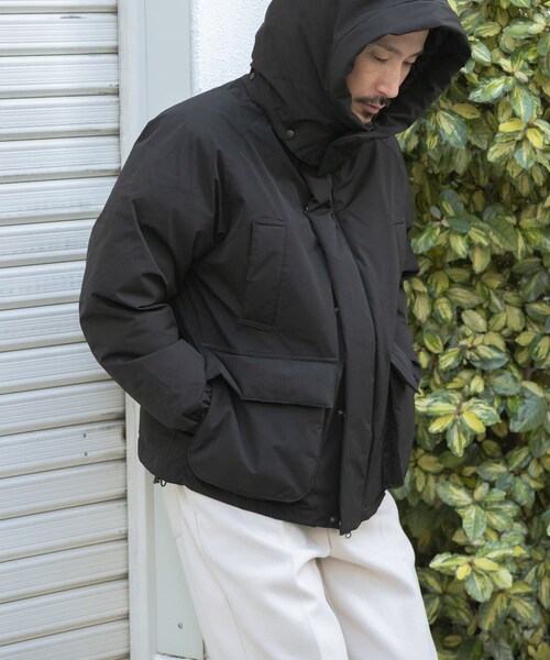 ITEMS URBANRESEARCH（アイテムズ アーバンリサーチ）の「THERMOLITEデタッチャブルフードジャケット（その他アウター・メンズ・L.KHK/NVY/BLK・M/L）」の8枚目の写真