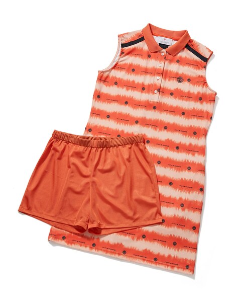 ROPE'（ロペ）の「【UV】【吸水速乾】タイダイプリントノースリーブワンピース（ワンピース・レディース・ブラック/ネイビー/オレンジ・L/M/S）」の17枚目の写真