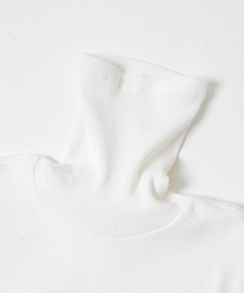 かぐれ（カグレ）の「コットンウールテレコタートルカットソー（Tシャツ/カットソー・レディース・OFF/BLACK・Free）」の12枚目の写真