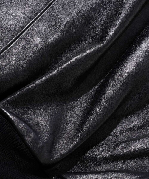 ADAM ET ROPE'(アダムエロペ)の「【LOEFF/ロエフ】LFU LAMB LT FLHT JK(ライダースジャケット・メンズ・ブラック・0/1/2)」の17枚目の写真