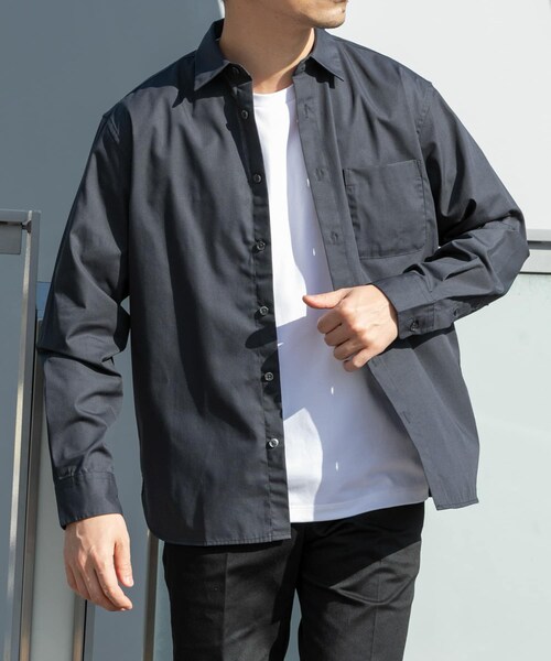 URBAN RESEARCH ROSSO(アーバンリサーチロッソ)の「『防シワ/防臭』アーバンリラックスブロードシャツ(シャツ/ブラウス・メンズ・WHITE/NAVY/BLUE/KHAKI/SAX/CHARCOAL・S/M/L/XL)」の22枚目の写真