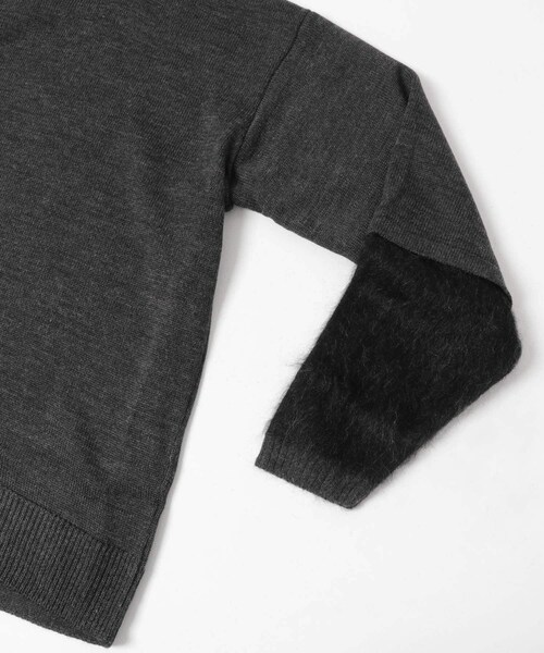 THE GOODLAND MARKET（ザグッドランドマーケット）の「master key　CANNON（ニット/セーター・メンズ・BLK/BEG・1）」の6枚目の写真